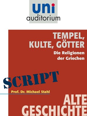 cover image of Tempel, Kulte, Götter